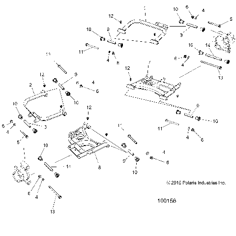 SUSPENSION, REAR CONTROL ARMS - A17DAE57AM (100156)