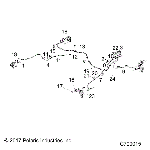 BRAKES, BRAKE LINES AND MASTER CYLINDER - R18RRU99AS/BS (C700015)
