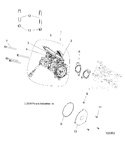 ENGINE, THROTTLE BODY - A17SXA85A1/A7/SXE85AB/AM/AS/A9 [100302]