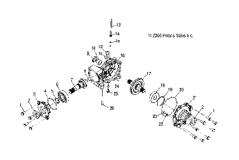 GEARCASE, FRONT - A07CL50AA (4999201649920164B01)