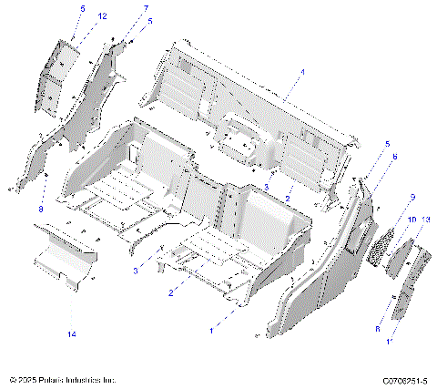 BODY, REAR CLOSEOFF AND FENDERS