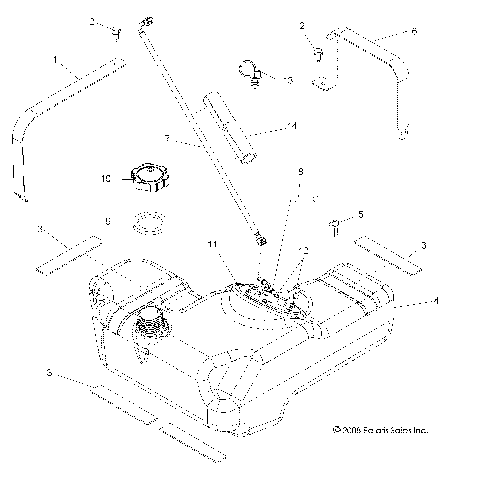 BODY, FUEL TANK - R09VH76FX (49RGRFUEL09RZRI)