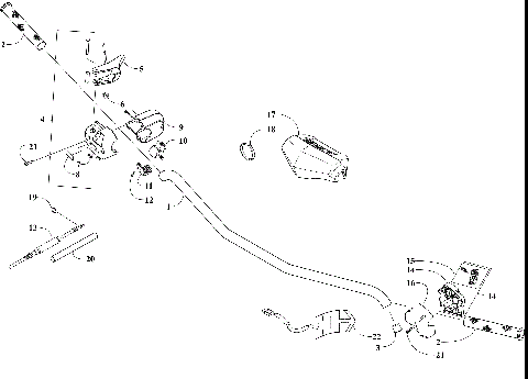 HANDLEBAR AND CONTROLS [108894]