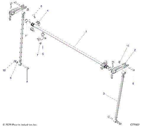 SUSPENSION, REAR STABILIZER BAR - Z25RRL2KAL (C77002)
