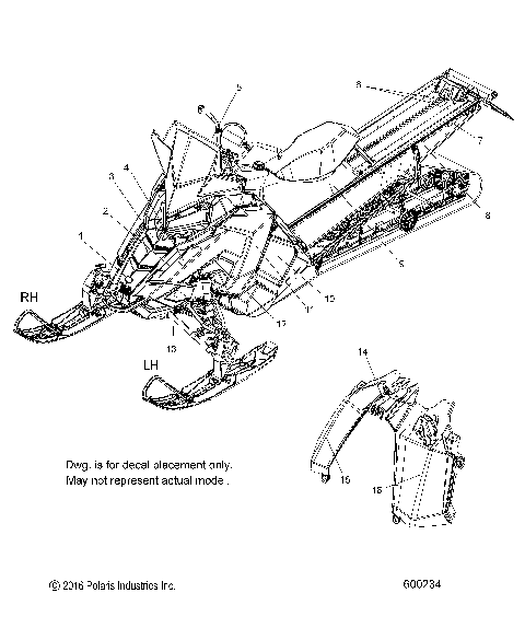 BODY, DECAL, BLACK/TITANIUM - S17EFN8/EFT8 (600234)