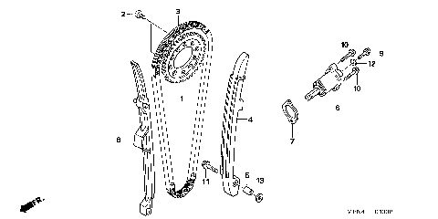 CAM CHAIN@TENSIONER