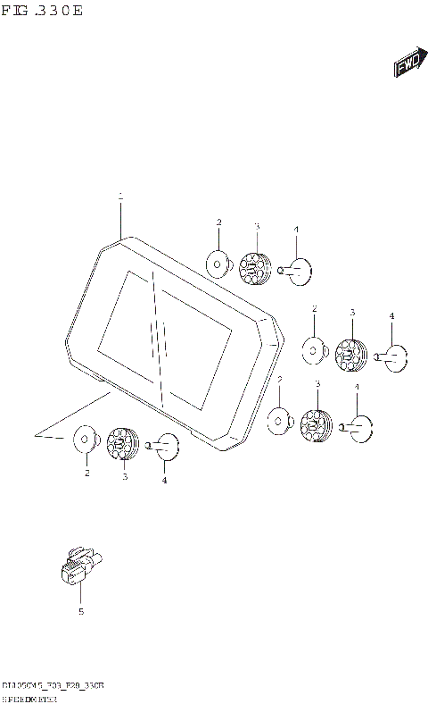 SPEEDOMETER (DL1050RJ:(E03,E33))