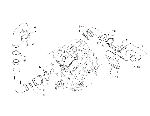 CASE/BELT COOLING ASSEMBLY [91976]