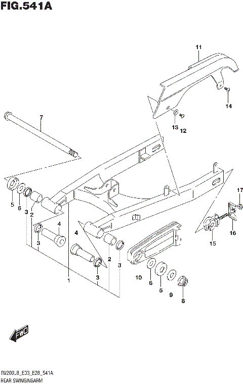REAR SWINGINGARM