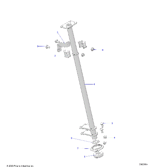 STEERING POST - A26SEA50B1/B4 (C102604)