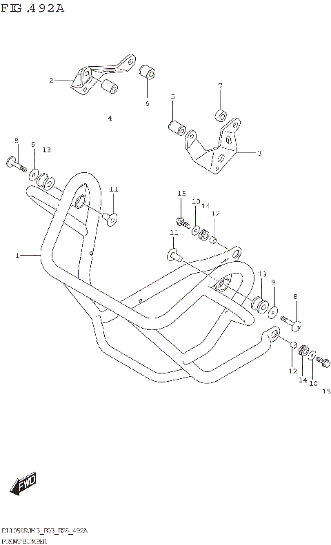 FRONT BUMPER (DL1050RJ)
