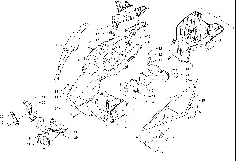 HOOD AND AIR INTAKE ASSEMBLY [107456]