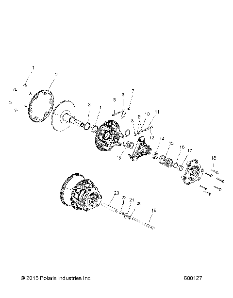 DRIVE TRAIN, CLUTCH, PRIMARY - S19SJA5BSL/BEL (600127)