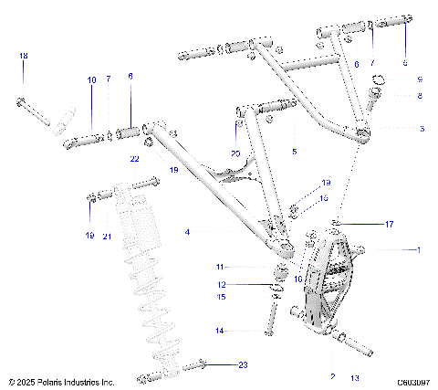 SUSPENSION, CONTROL ARMS and SPINDLE - S21TKP8RS/8RE ALL OPTIONS (C603097)