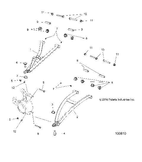 SUSPENSION, FRONT A-ARMS - A17SXE95FL (100810)