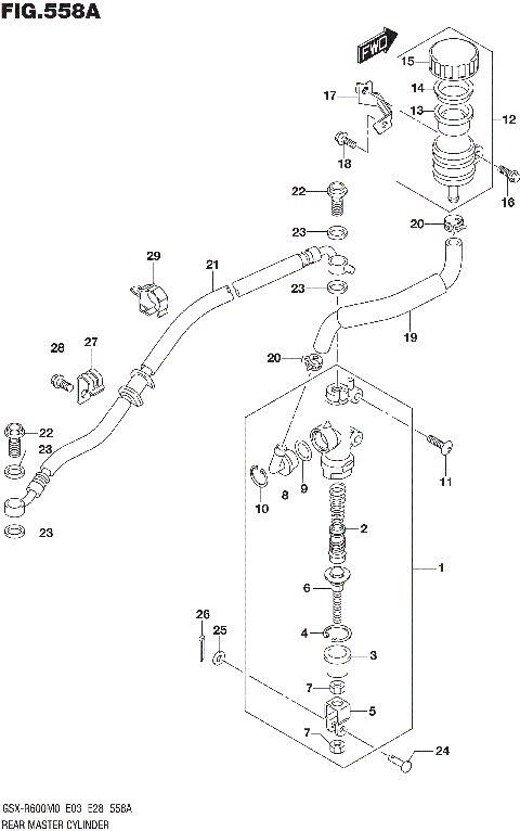 REAR MASTER CYLINDER