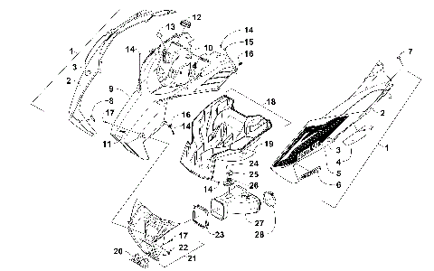 HOOD AND AIR INTAKE ASSEMBLY [102888]