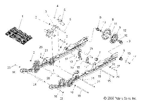SUSPENSION, REAR - S11PR6HSA/HSL/HEA (49SNOWSUSPRR11600SHIFT136)