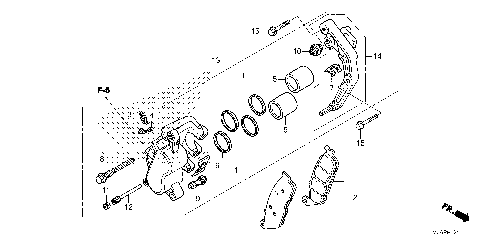 FRONT BRAKE CALIPER (1)
