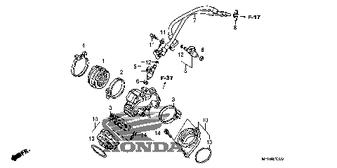INTAKE MANIFOLD@INJECTOR