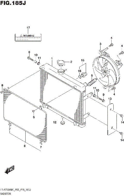 RADIATOR (LT-A750XPZM0 P33)