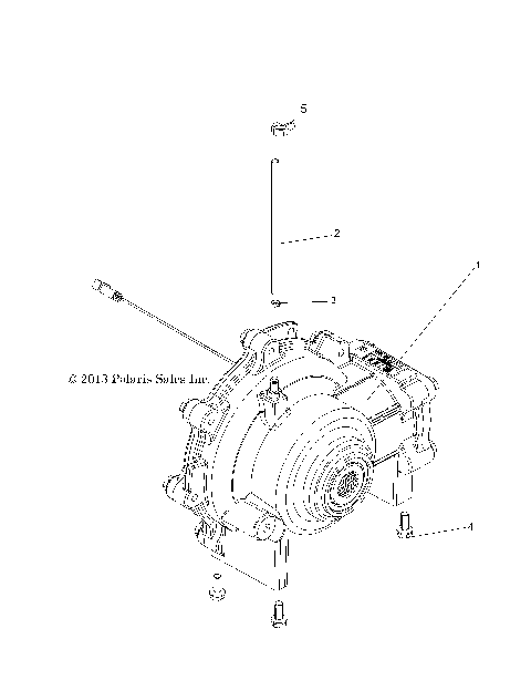 DRIVE TRAIN, FRONT GEARCASE - R14WH88A/9EA ALL OPTIONS (49RGRTRANS14CREW)