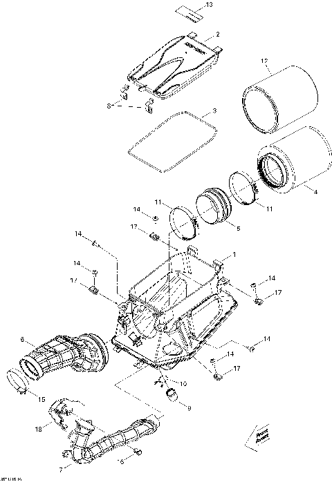 02- Air Intake Silencer