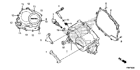 RIGHT CRANKCASE COVER