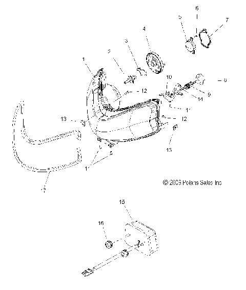ELECTRICAL, HEADLIGHT and TAILLIGHT - S12PP7FSL (49SNOWHEADLGHT09SHIFT)