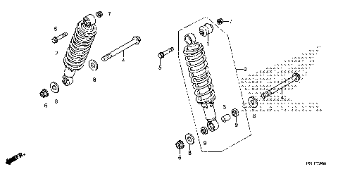 REAR SHOCK ABSORBER