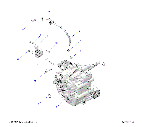 DRIVE TRAIN, MAIN GEARCASE MOUNTING