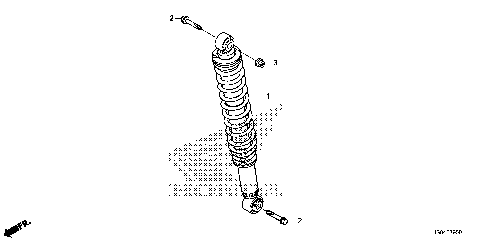 REAR SHOCK ABSORBER