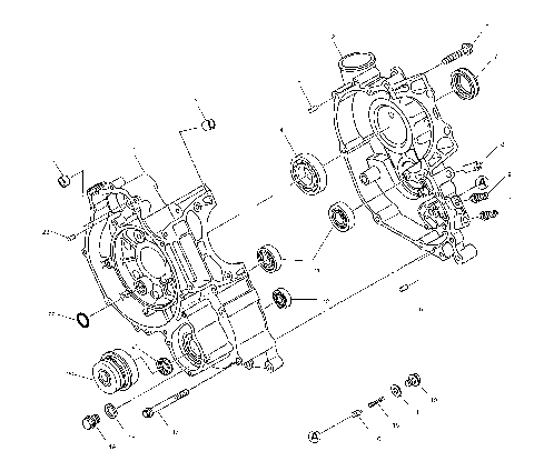 CRANKCASE - C11RB42AA/C11RD50AA/AB/C11RF50AA (4981898189E03)