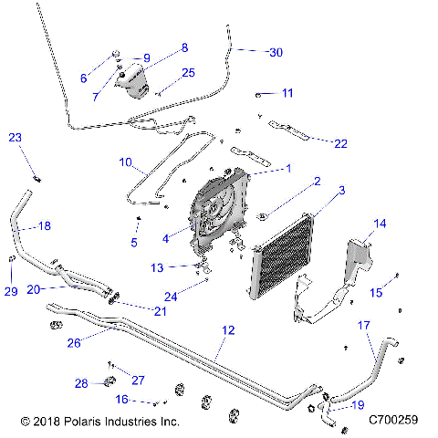 ENGINE, COOLING SYSTEM - R21RSB99AZ/BZ (C700259)