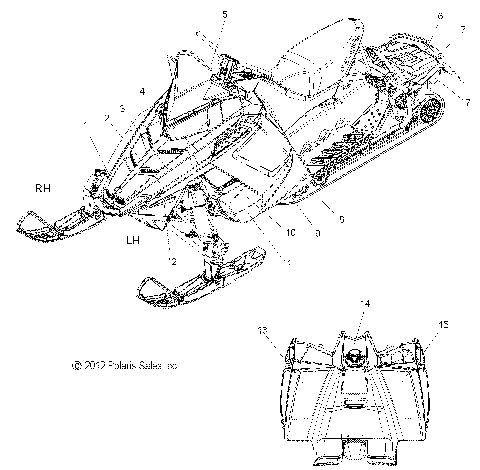 BODY, DECAL - S13BR8GSA/GSL (49SNOWDECAL13SB)