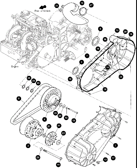 CLUTCHES CLUTCH COVER