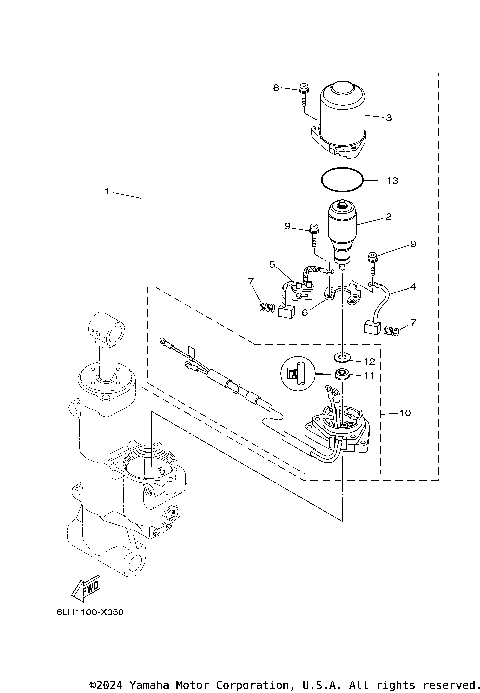 POWER TRIM & TILT ASSY 2