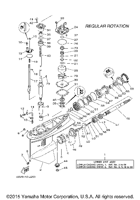 LOWER CASING DRIVE 1