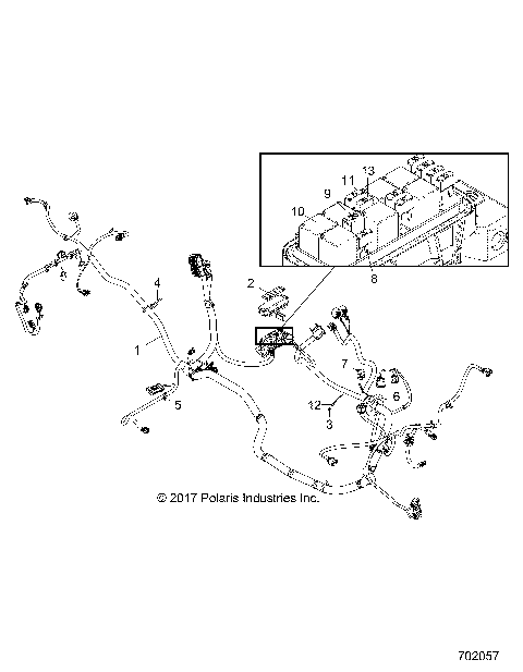 ELECTRICAL, WIRE HARNESS - Z18VBE87BK/BU/LK/BR (702057)
