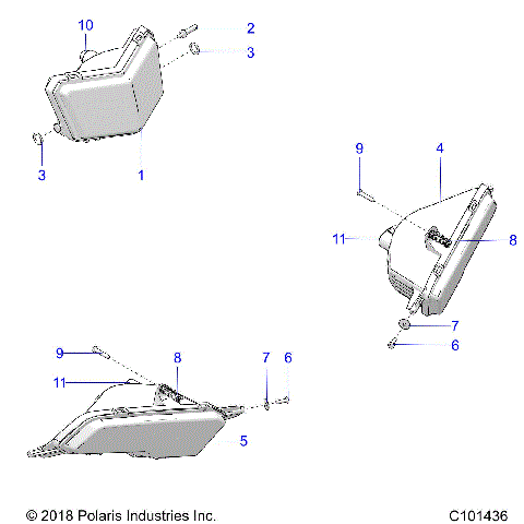 ELECTRICAL, HEADLIGHTS - A20SXA85A1/A7/CA1/CA7/E85A9/AF/AP/CA9/CAF/CAP/V85AP/CAP (C101436)