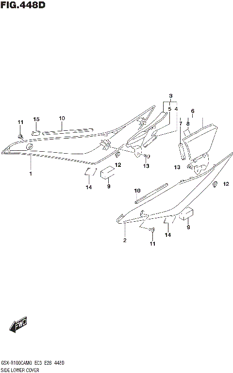 SIDE LOWER COVER (GSX-R1000RZA)