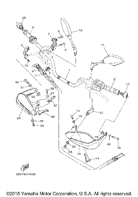 STEERING HANDLE CABLE