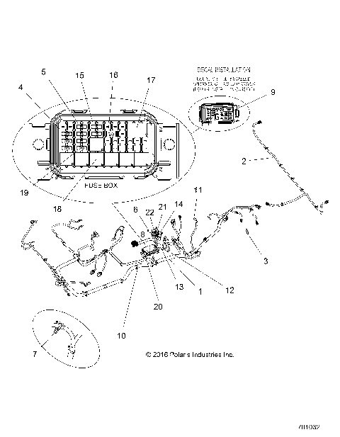ELECTRICAL, WIRE HARNESSES - R16RTED1F1 (701032)