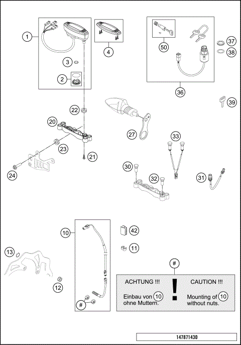 INSTRUMENTS / LOCK SYSTEM