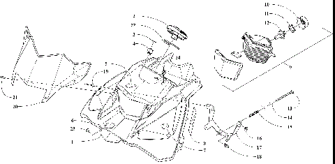 HOOD, WINDSHIELD, AND INSTRUMENTS ASSEMBLIES [107481]
