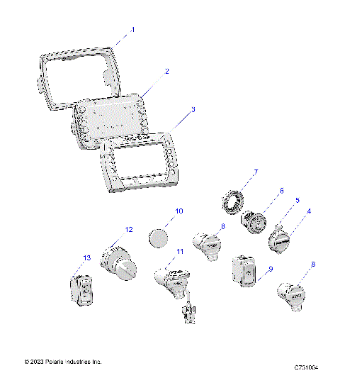 ELECTRICAL, DASH INSTRUMENTS and CONTROLS - R22M4A57B1/EB5/B9 (C731004)