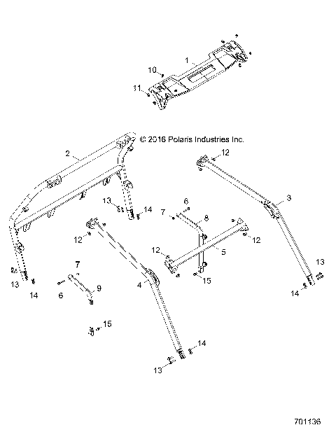 CHASSIS, CAB FRAME - Z18VBA87B2/E87BK/BU/LK/BR (701136)