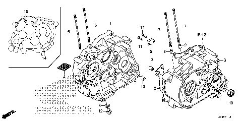 CRANKCASE (CRF100F)