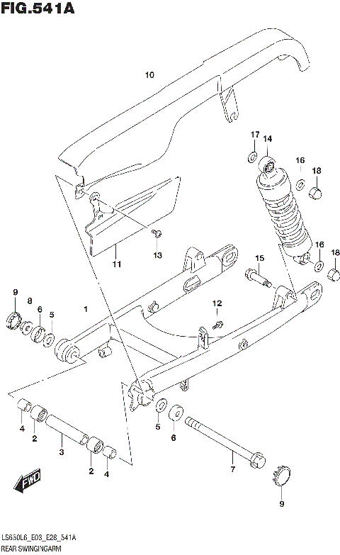 REAR SWINGINGARM