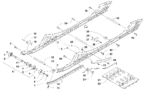 SLIDE RAIL AND TRACK ASSEMBLY [103354]